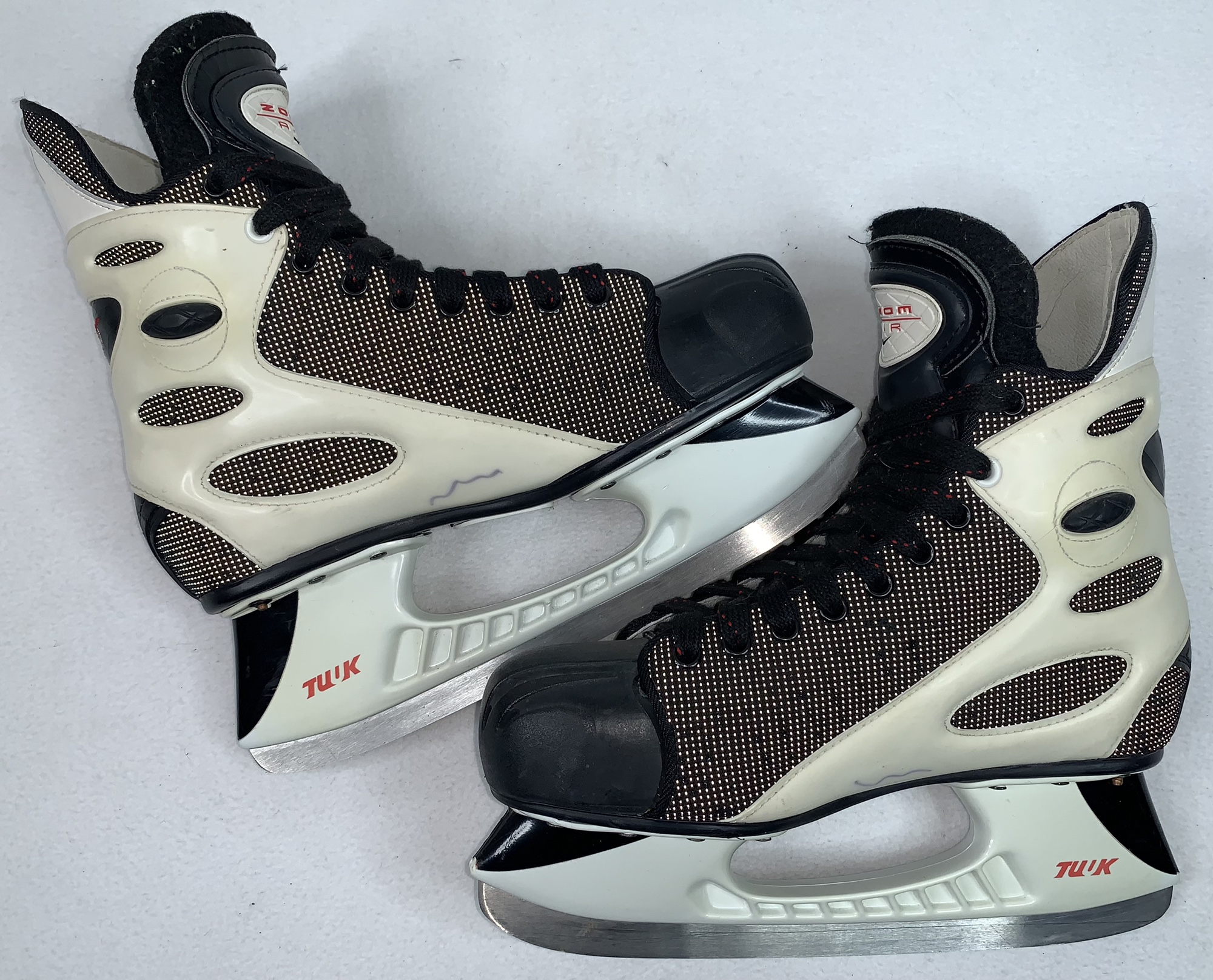 Nike Zoom Air Ice Hockey Skates Size 9 Federov Gretzky Black White