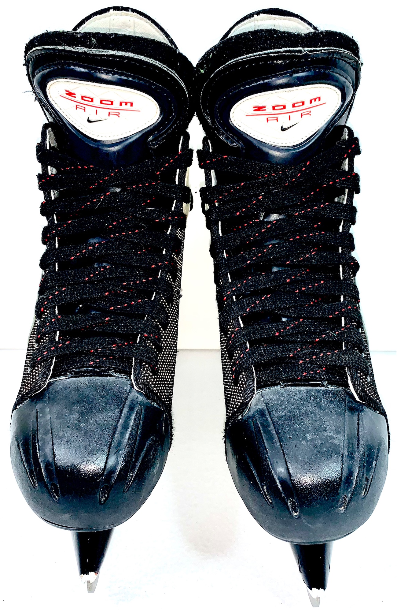 Nike Zoom Air Ice Hockey Skates Size 9 Federov Gretzky Black White