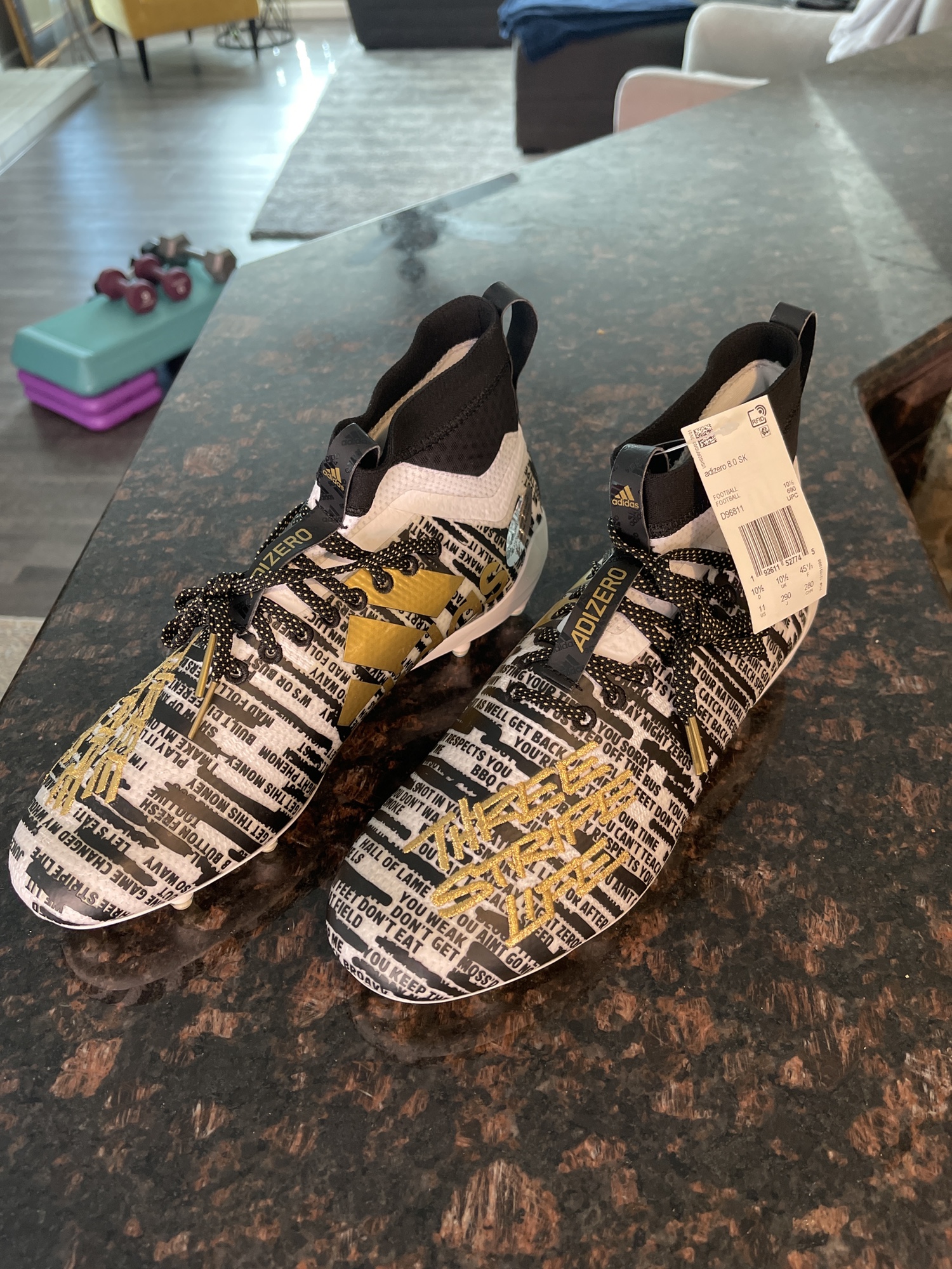 adidas football cleats three stripe life