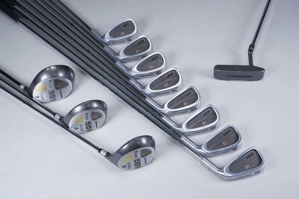 FOREMOST 551 GOLF SET W/ MIDFIRM FLEX SHAFTS SidelineSwap