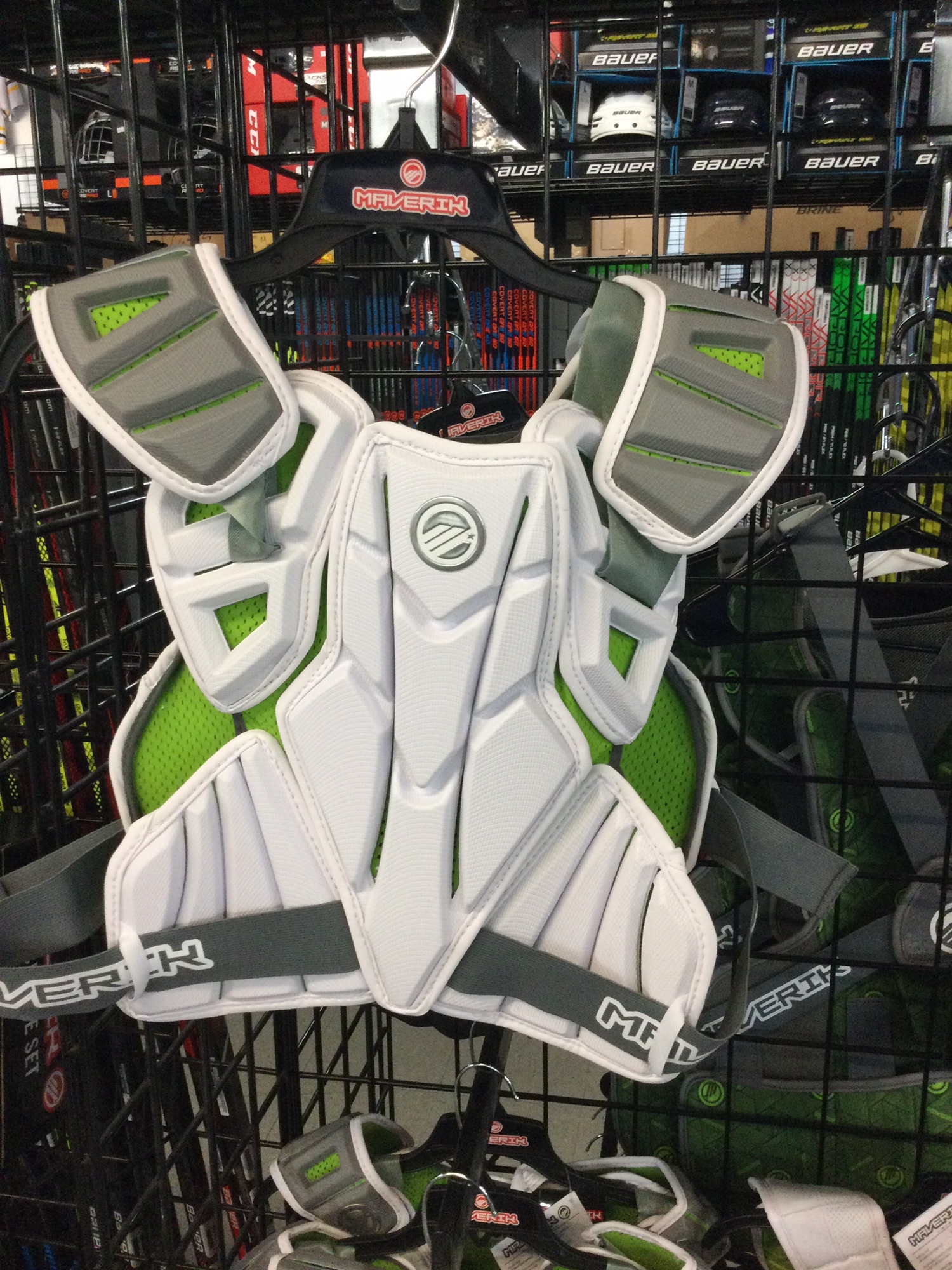 New Large Maverik MAX EKG Shoulder Pads SidelineSwap