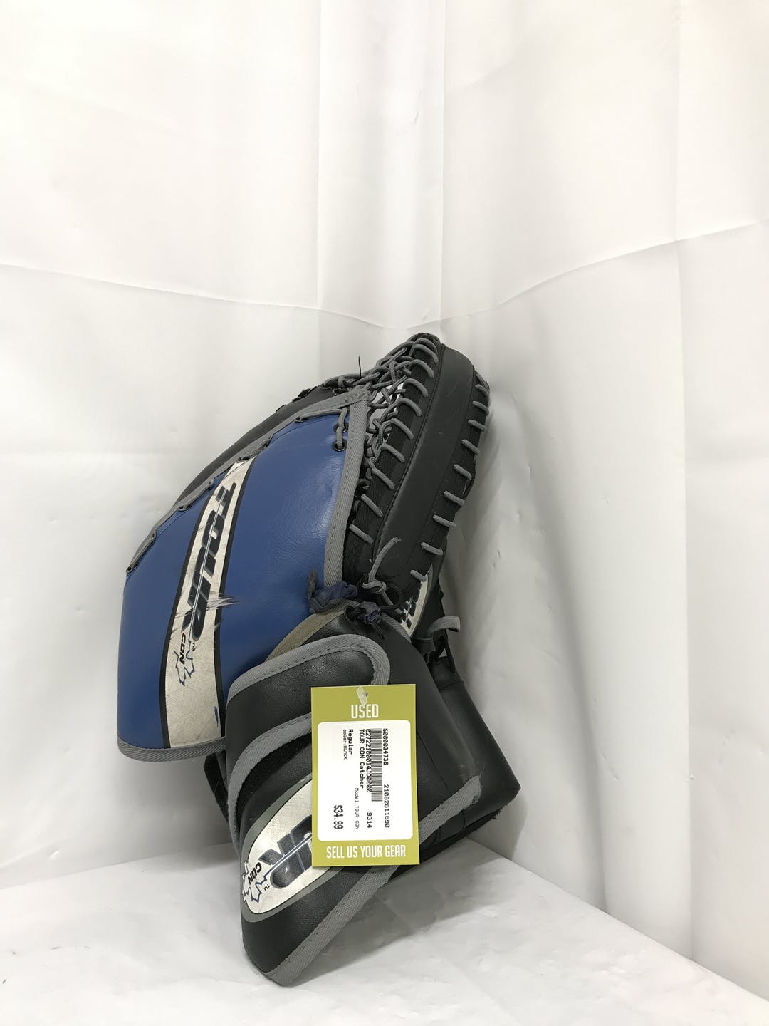 Used Tour Cdn Regular Ice Hockey Goalie Catchers SidelineSwap