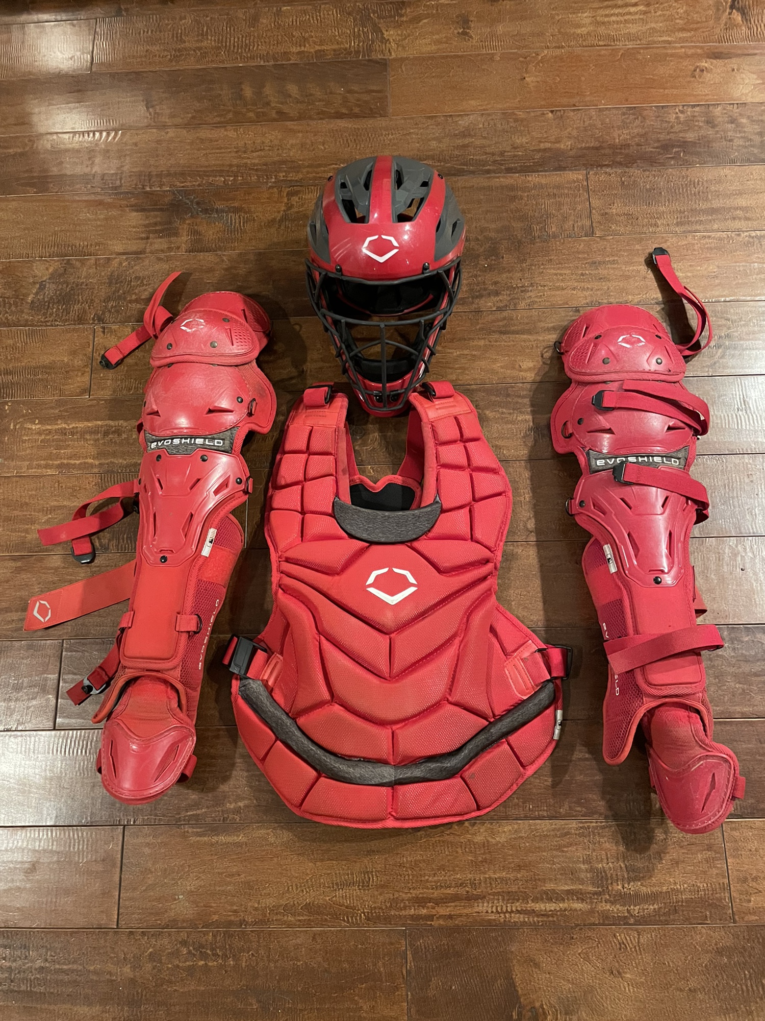 EvoShield Catchers Gear ( Red ) SidelineSwap