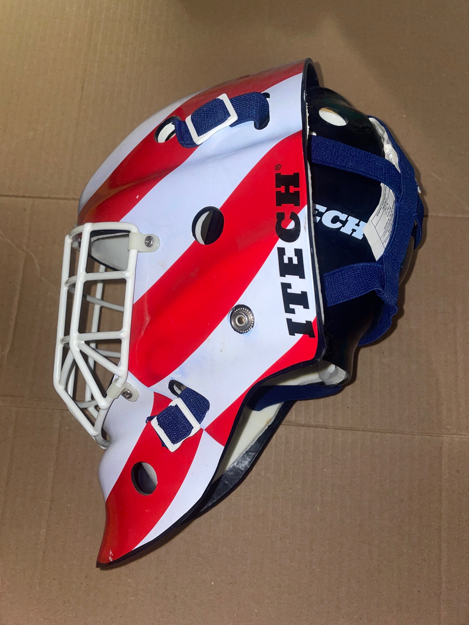 New Itech street hockey goalie helmet SidelineSwap