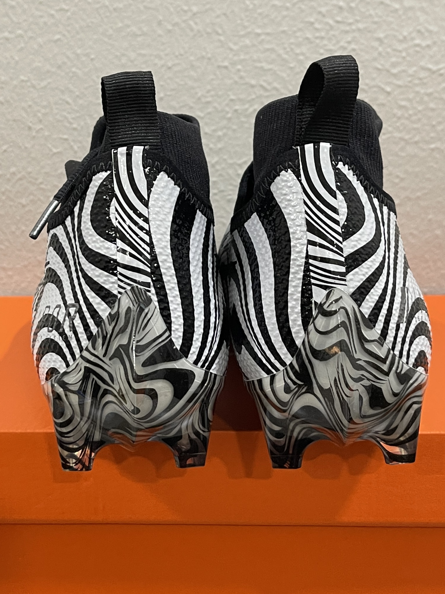 Nike Vapor Edge Pro 360 Football Cleats "Zebra" AO8277109 Men's Size