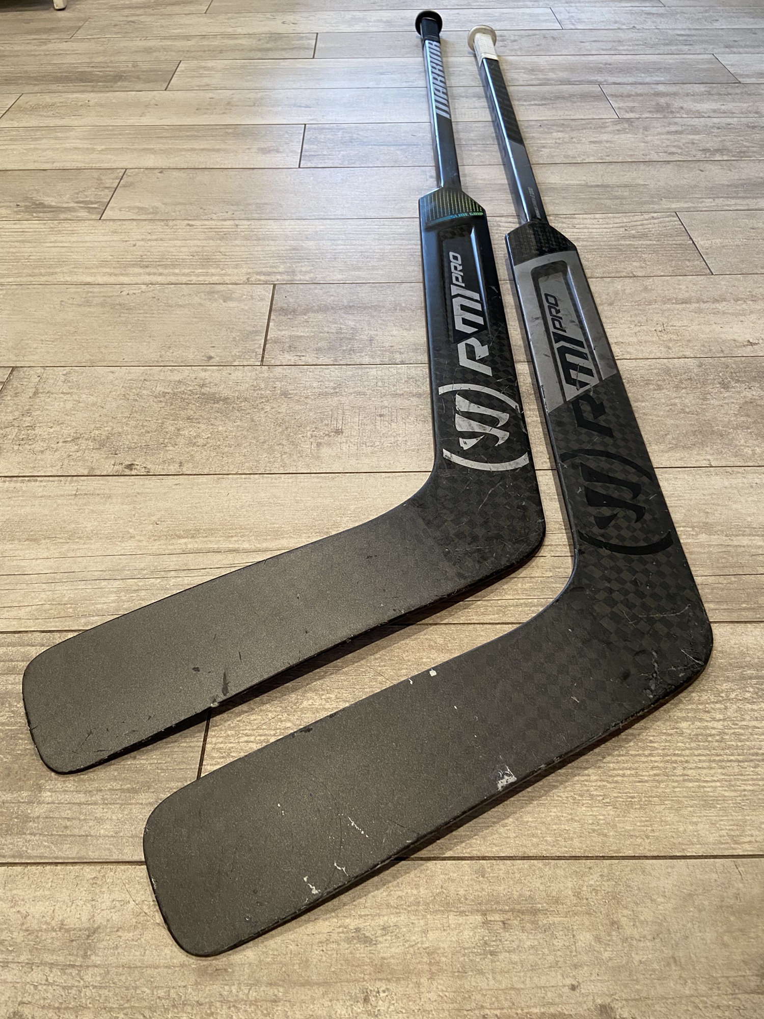 Intermediate Regular 23.5" Paddle M1 Pro Goalie Sticks With Buttendz