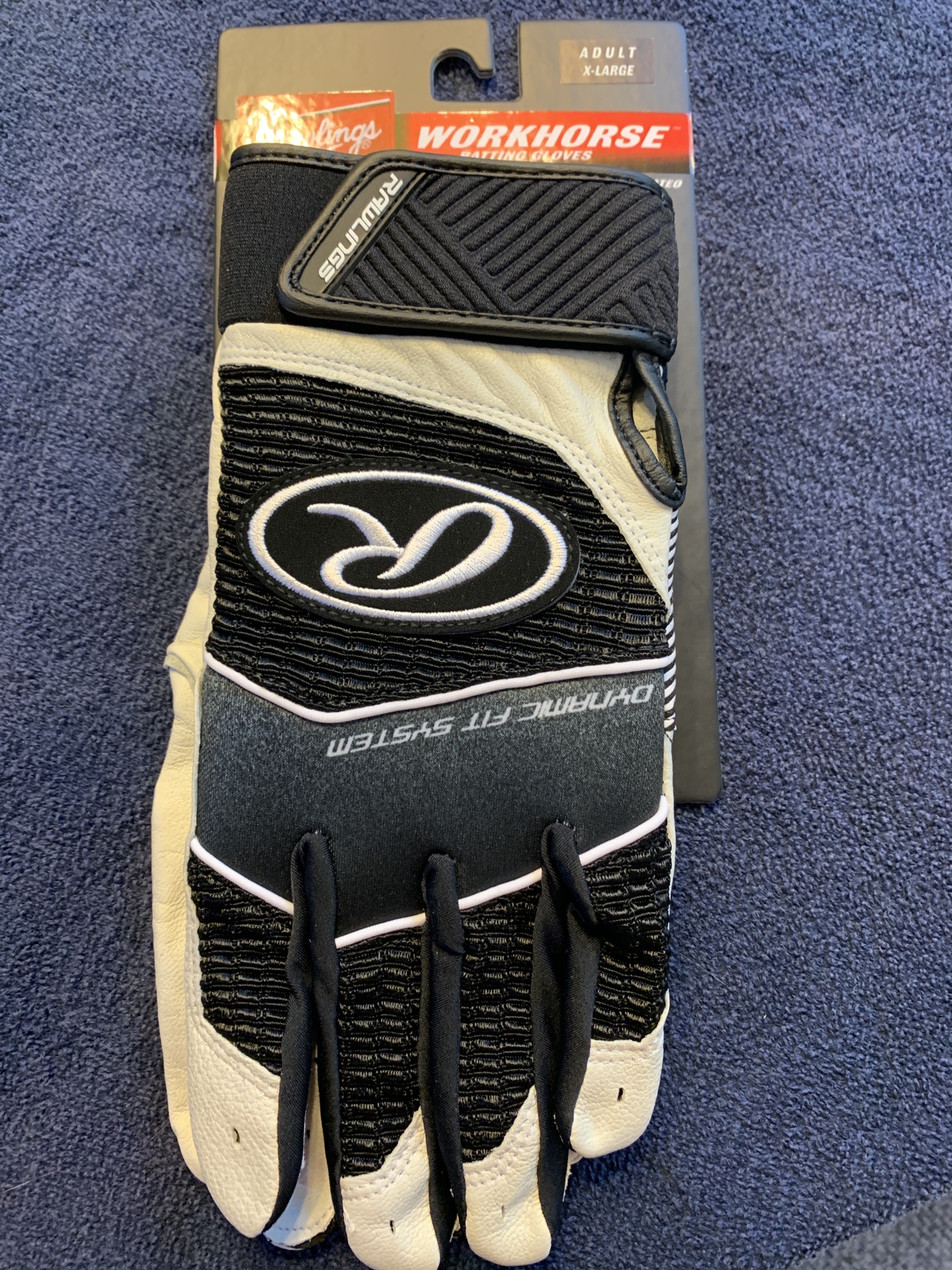 New XL Rawlings Workhorse Batting Gloves SidelineSwap