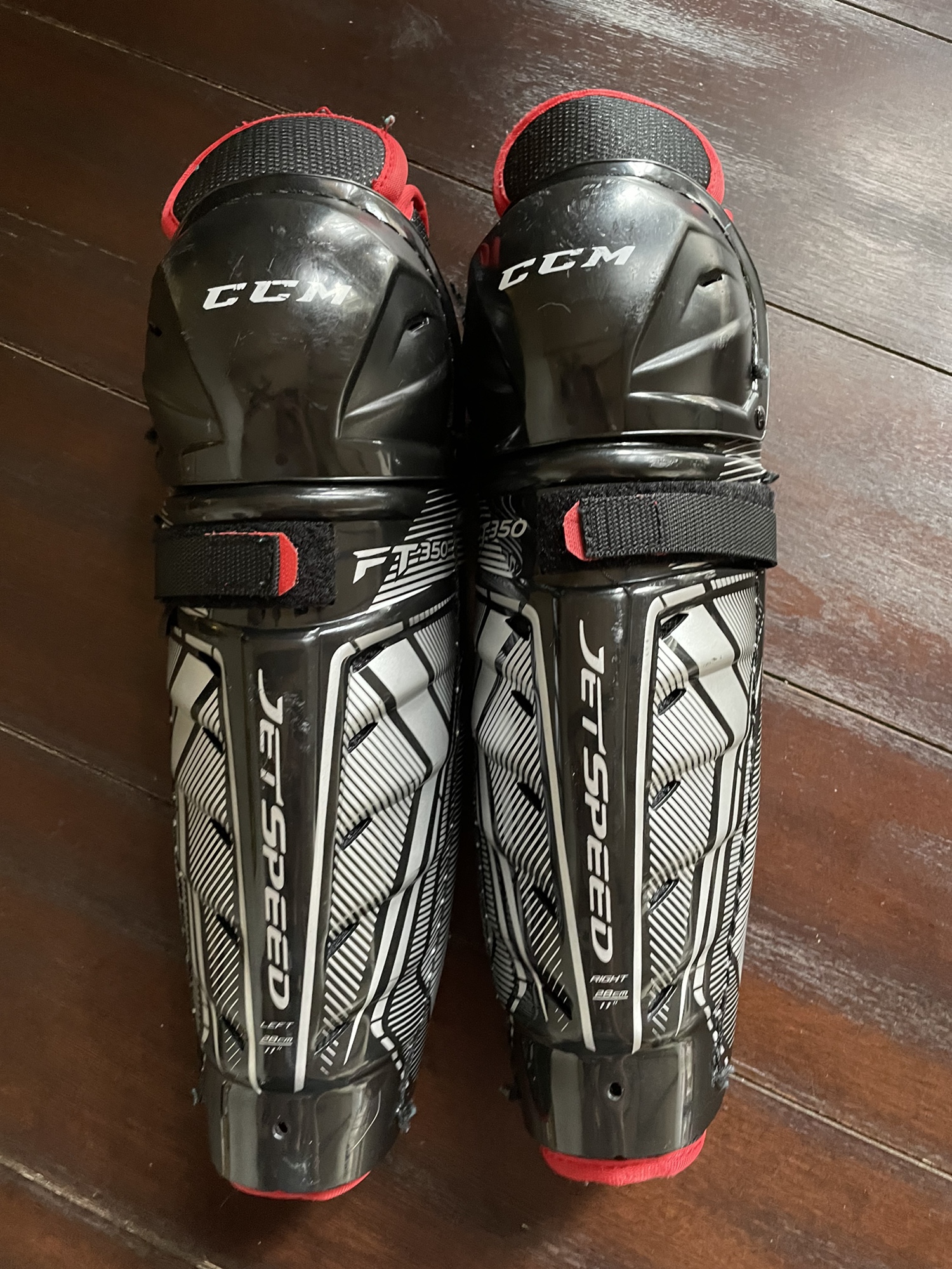 CCM JetSpeed FT350 Shin Pads SidelineSwap