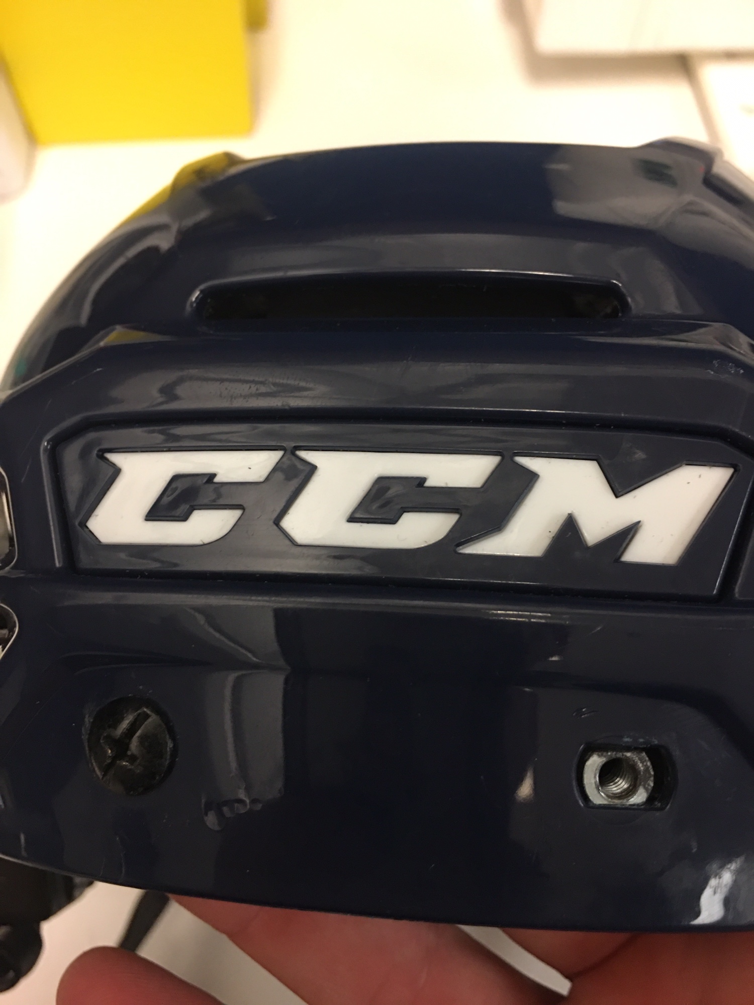 Used Medium CCM Pro Stock Tacks 910 Helmet SidelineSwap