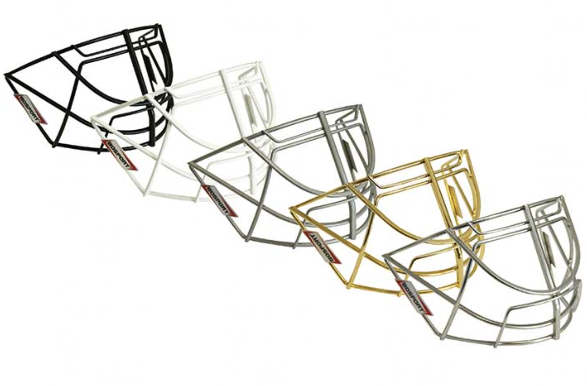 Bosport Goalie Mask Replacement CATEYECage FOR BAUER NME/CCM Helmets (FLATGREY)) SidelineSwap