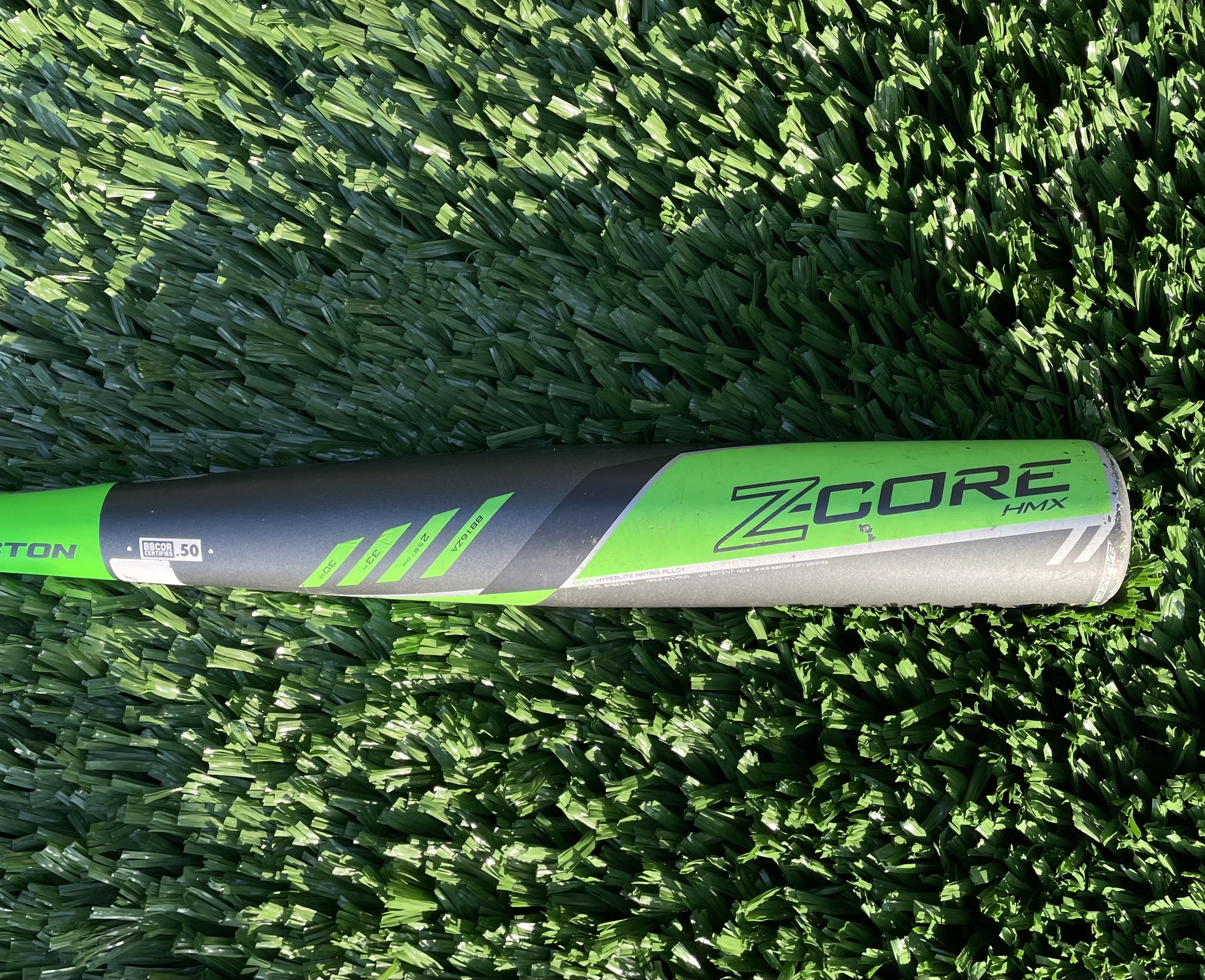 Easton ZCore HMX BB16ZA BBCOR Baseball Bat Gray/Green 2016 2 5/8" Pre