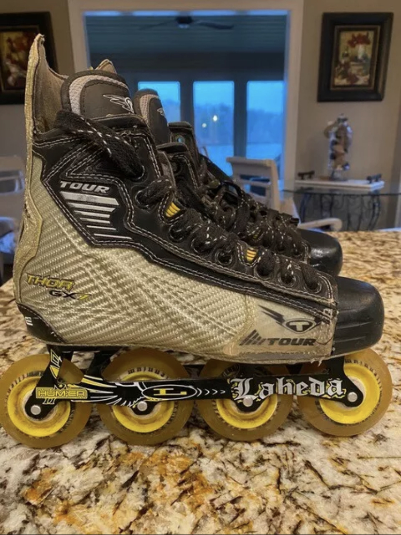 Tour Thor GX7 Senior Used Hockey Skates Regular Width Size 6 SidelineSwap