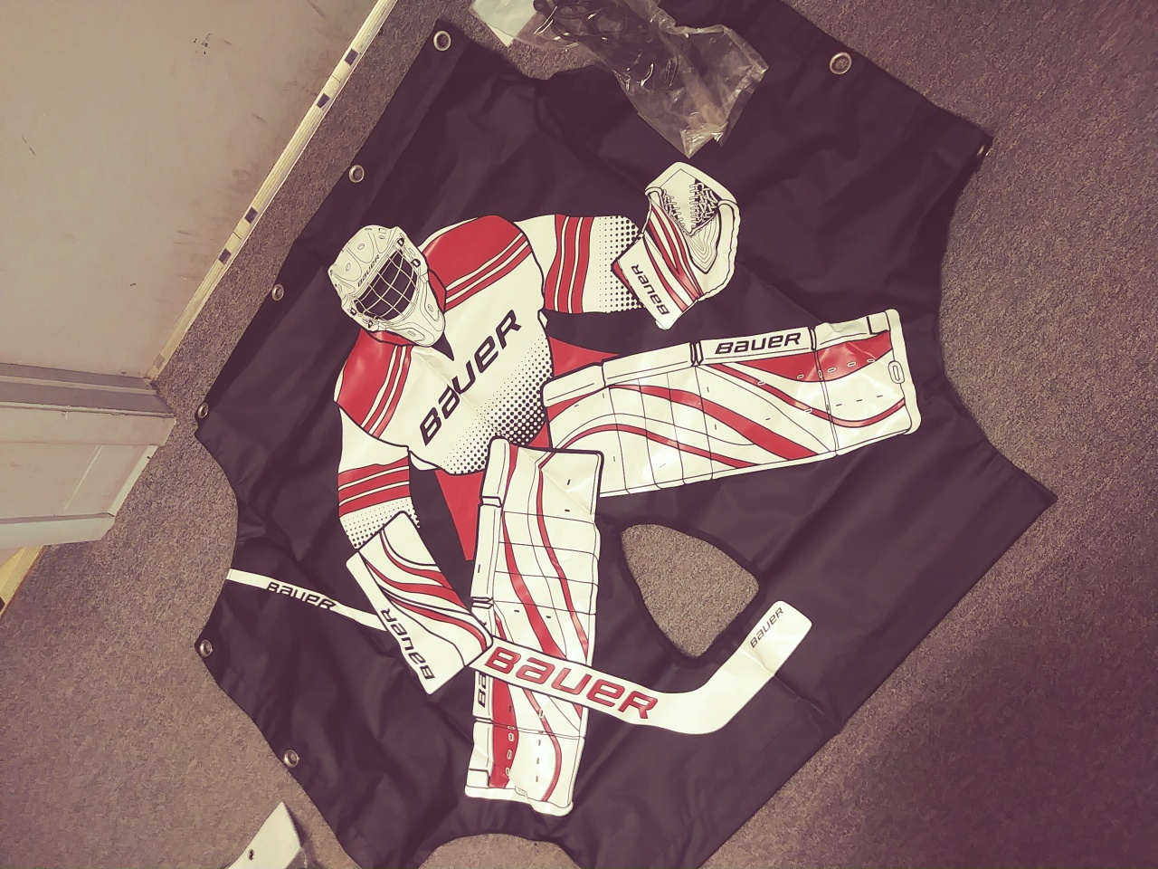 New Bauer 54" wide by 44" tall Street Hockey Shooter Tutor SidelineSwap