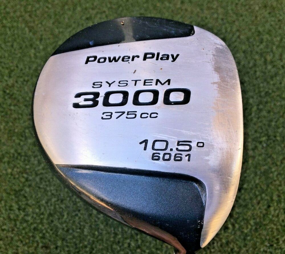 Power Play System 3000 375cc Driver 10.5* RH Senior Graphite / NEW GRIP