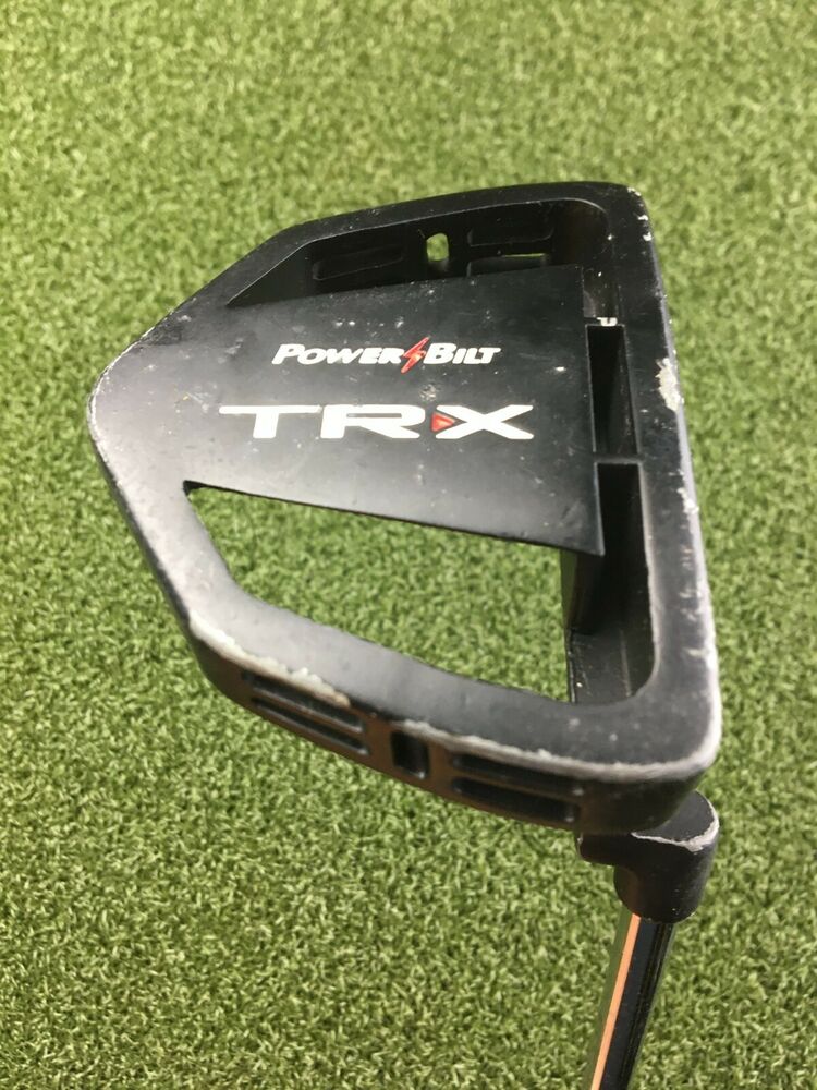 PowerBilt TRX Mallet Putter / RH 35.5" Steel / NEW GRIP / gw5861
