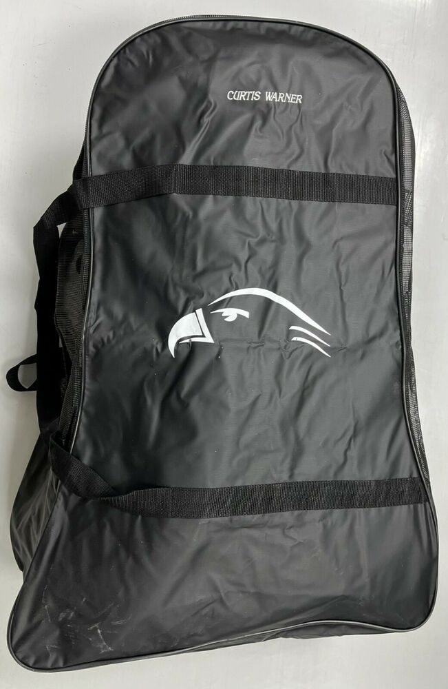 New Eagle Pro Stock Goalie Pad Equipment bag Black NHL AHL 36" Senior Warner SidelineSwap