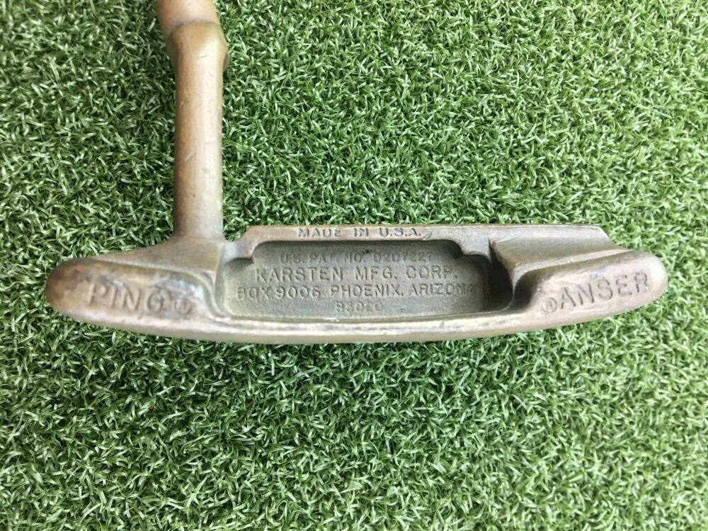 PING Anser Karsten Mfg. 85020 Zip Code Putter / RH Steel / NEW GRIP