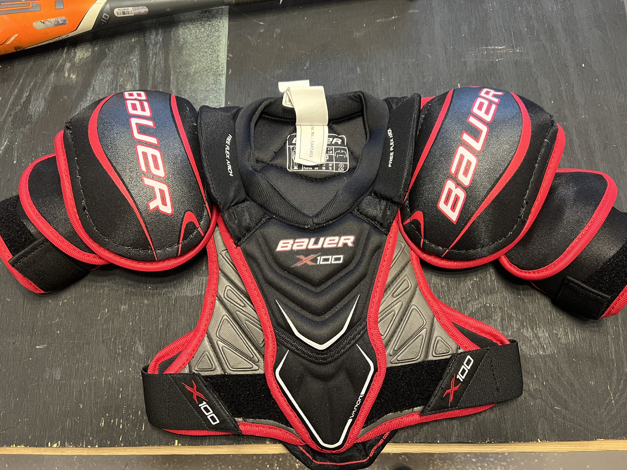 Junior Small Bauer Vapor X100 Shoulder Pads SidelineSwap