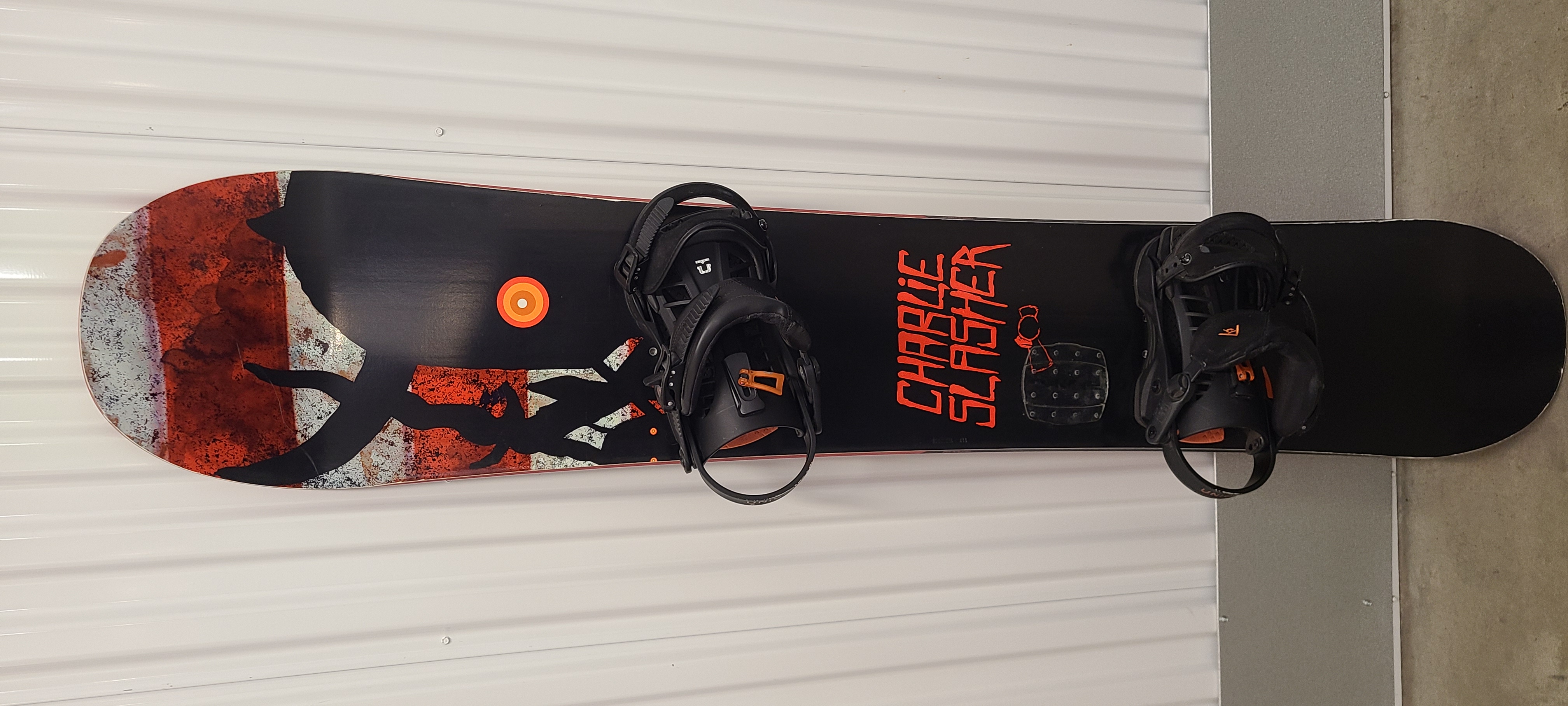Used Men's CAPiTA Charlie Slasher Snowboard All Mountain With Bindings Medium Flex SidelineSwap