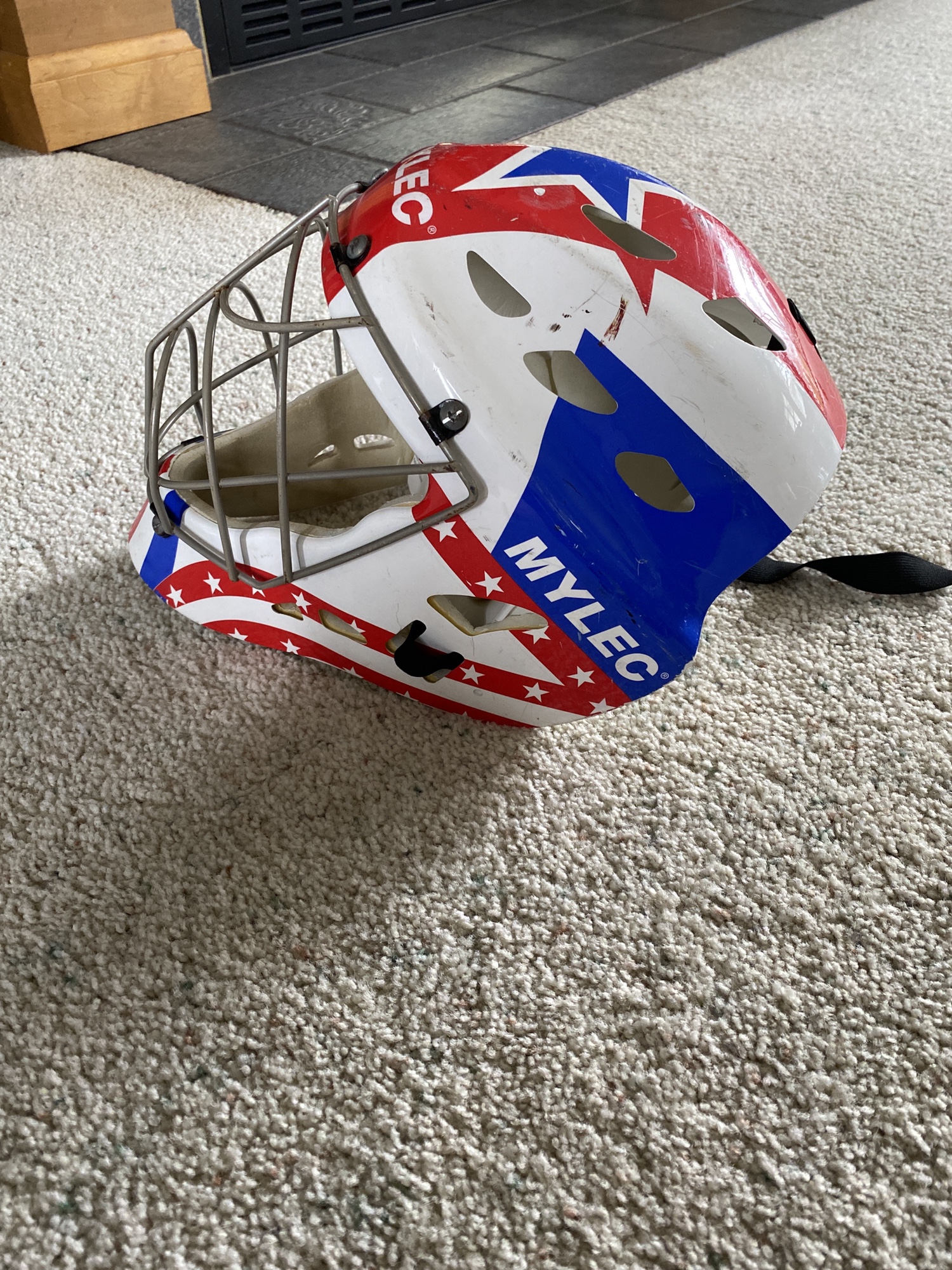 Used Mylec Street Hockey Goalie Helmet SidelineSwap
