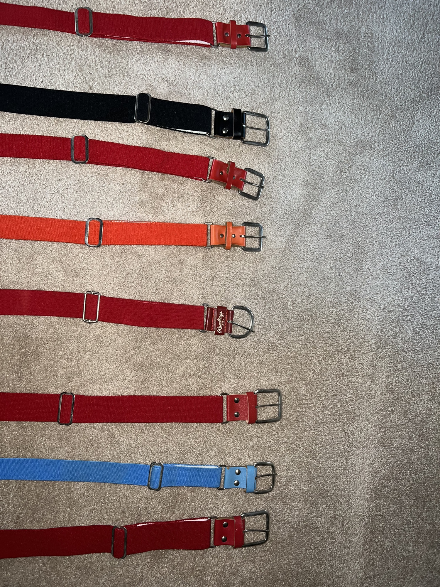 Bundle of Baseball/softball Belts SidelineSwap