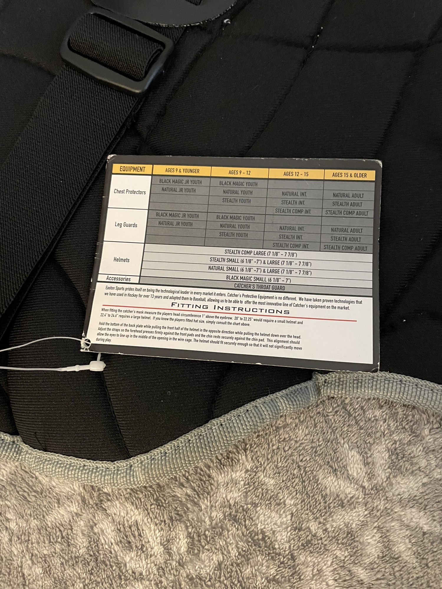 New Easton Catcher's Chest Protector Size 13" SidelineSwap