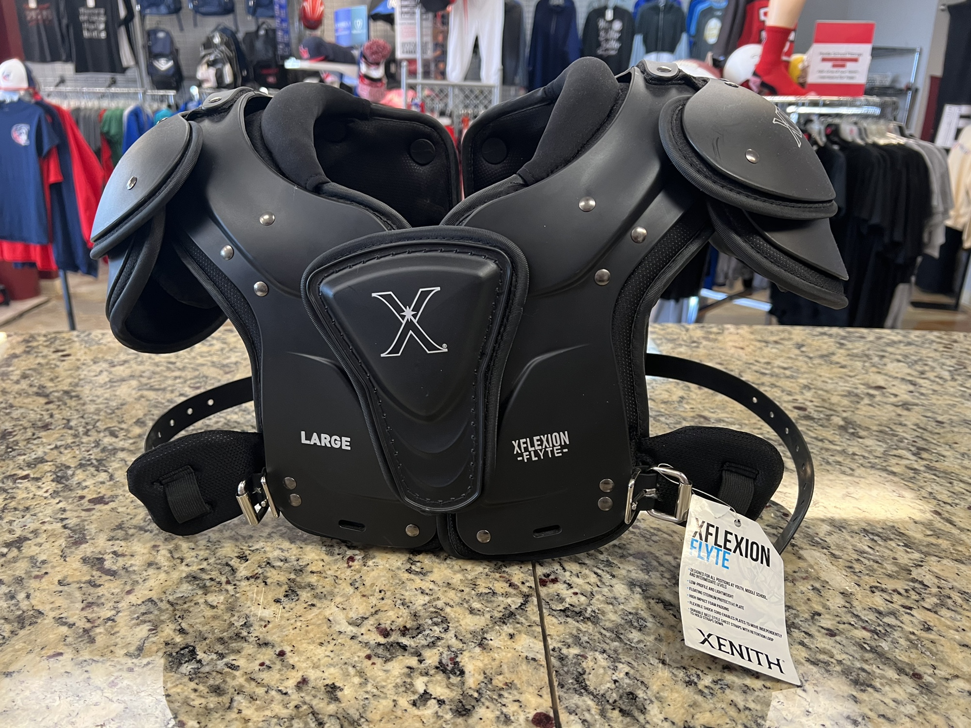 Xenith Backplate Youth 46 - jma2kna