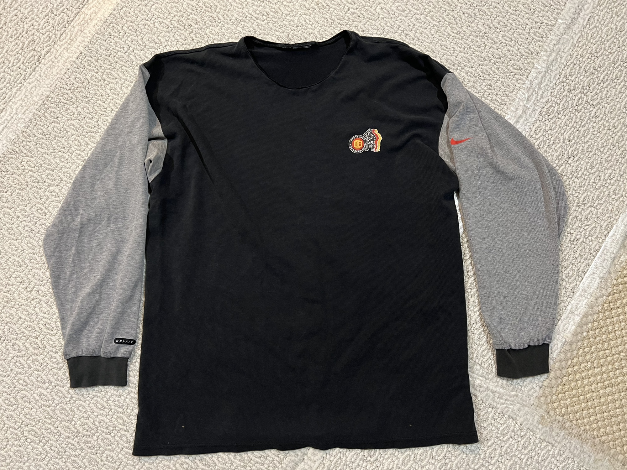 Rare Germany Olympic Nike Hockey Undershirt XL Mens Pro Stock Return SidelineSwap