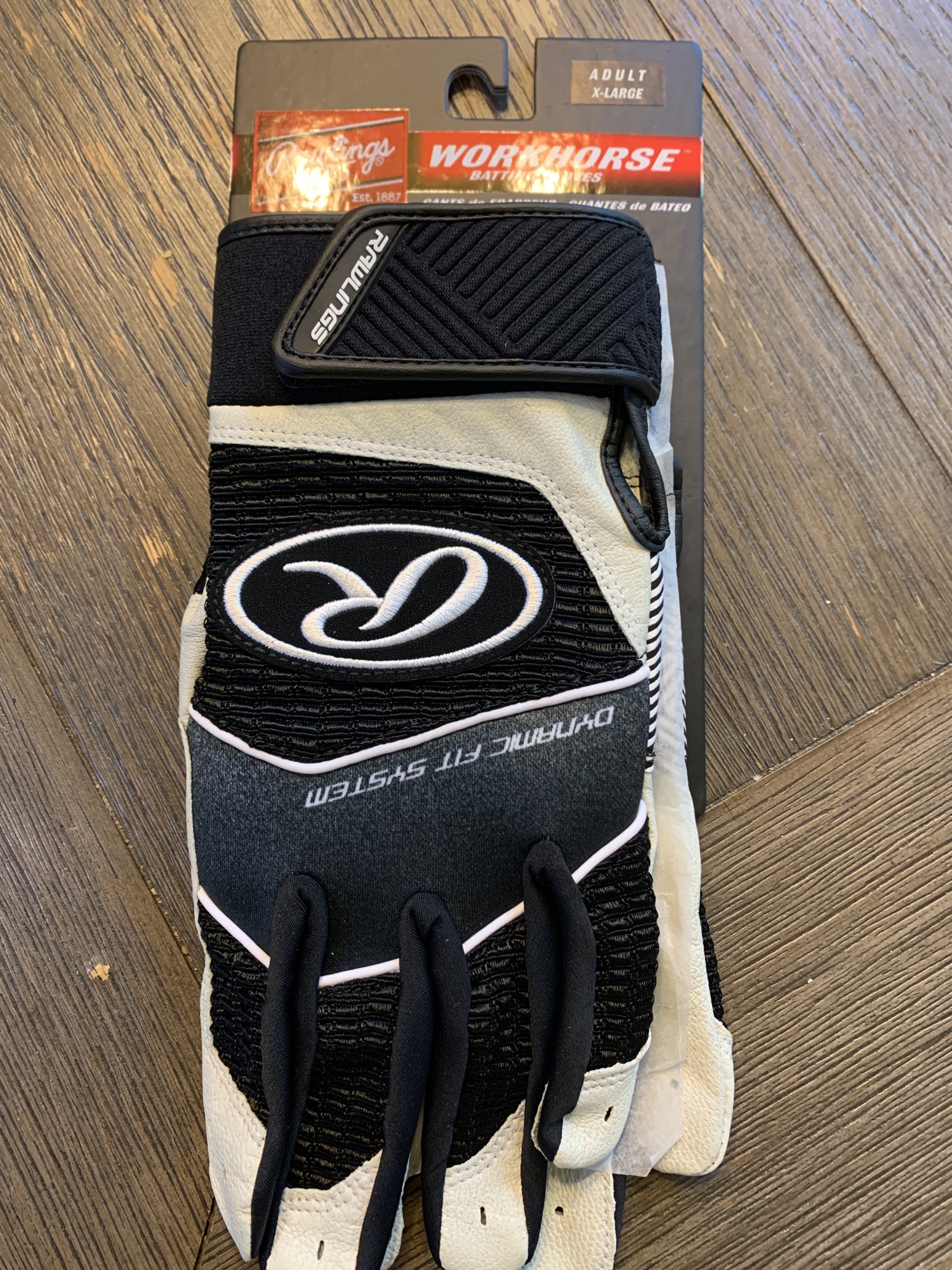 New XL Rawlings Workhorse Batting Gloves SidelineSwap