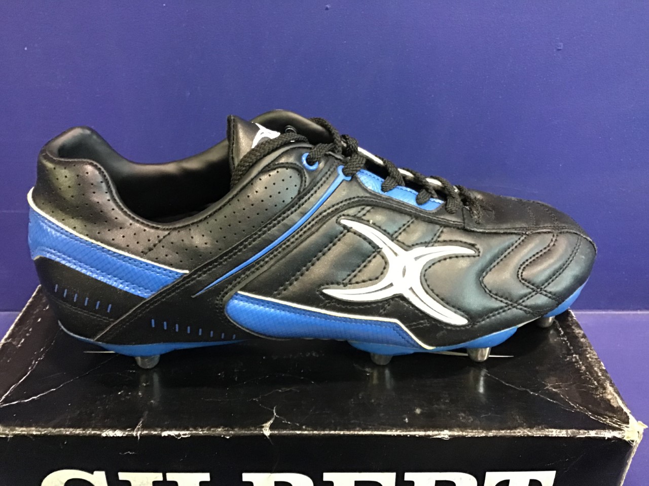Gilbert Rugby Cleat Black Adult New Men's Size 10 (Women's 11