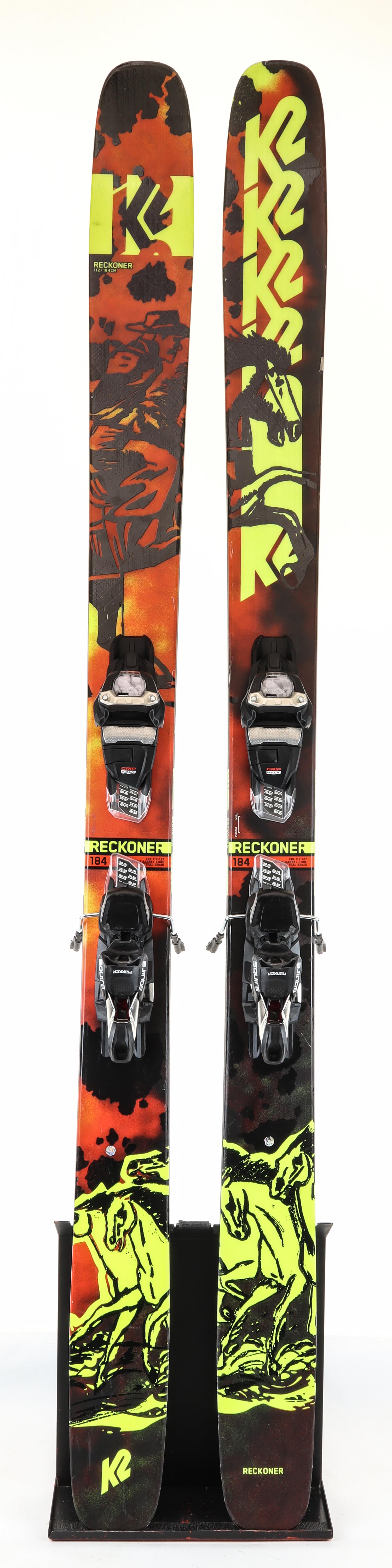 Used 2022 K2 Reckoner Demo Ski with Bindings Size 184 (Option 220088