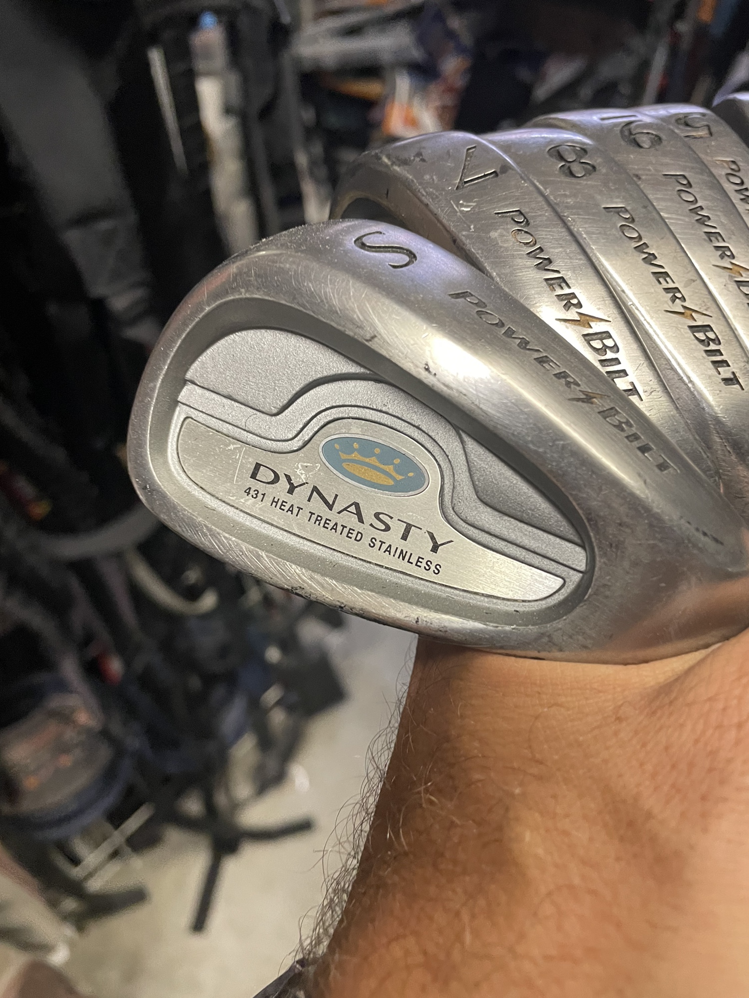 Golf clubs Powerbilt Dynasty 6 pc iron set SidelineSwap