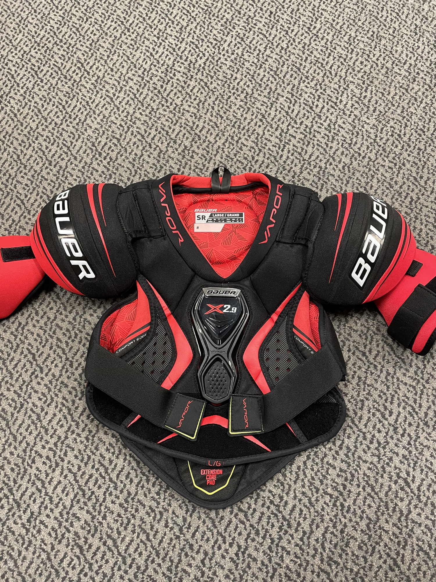 Bauer Vapor X2.9 Senior Large shoulder pads SidelineSwap