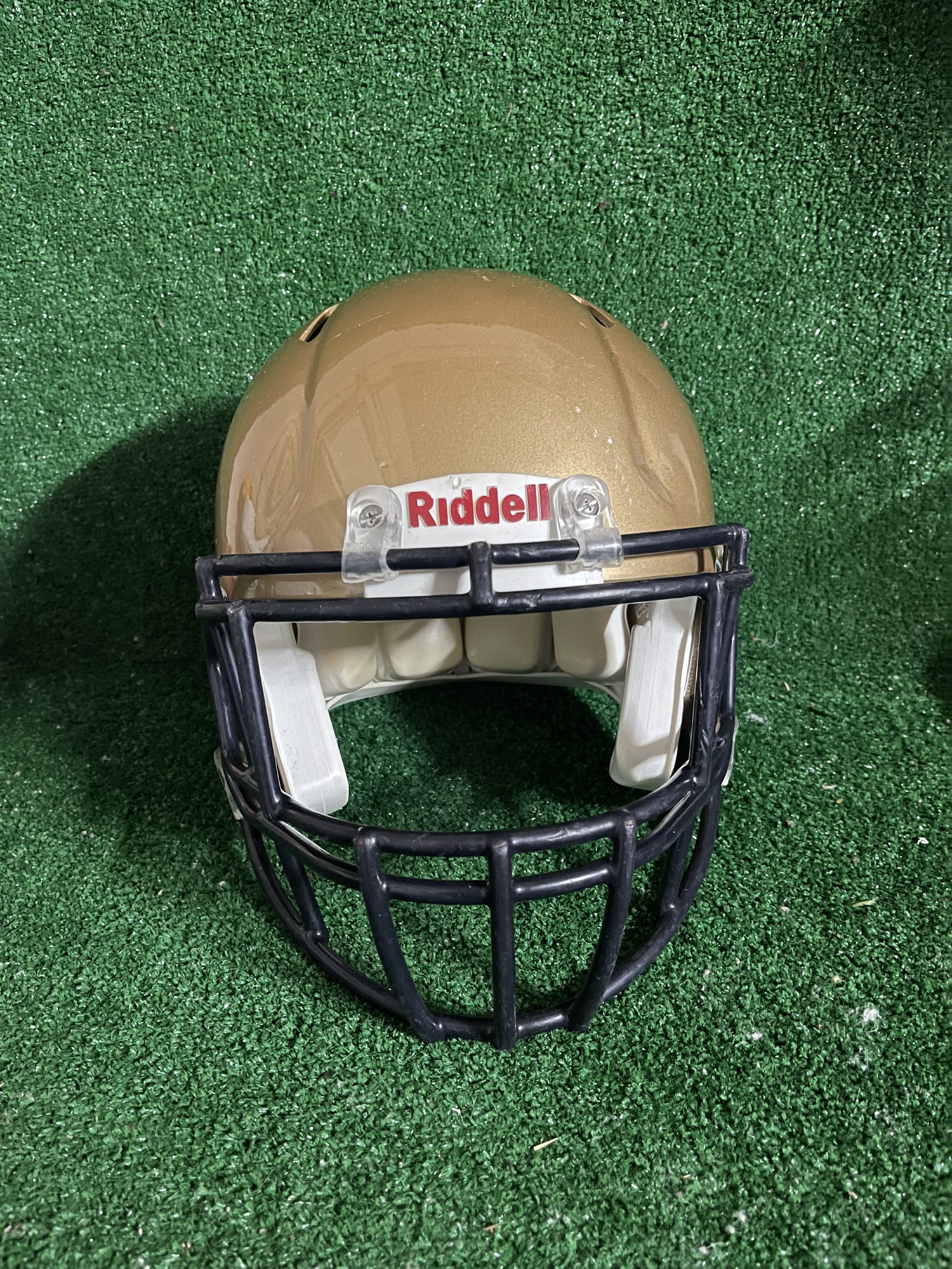 Adult Medium Riddell Speed Football Helmet Gold SidelineSwap