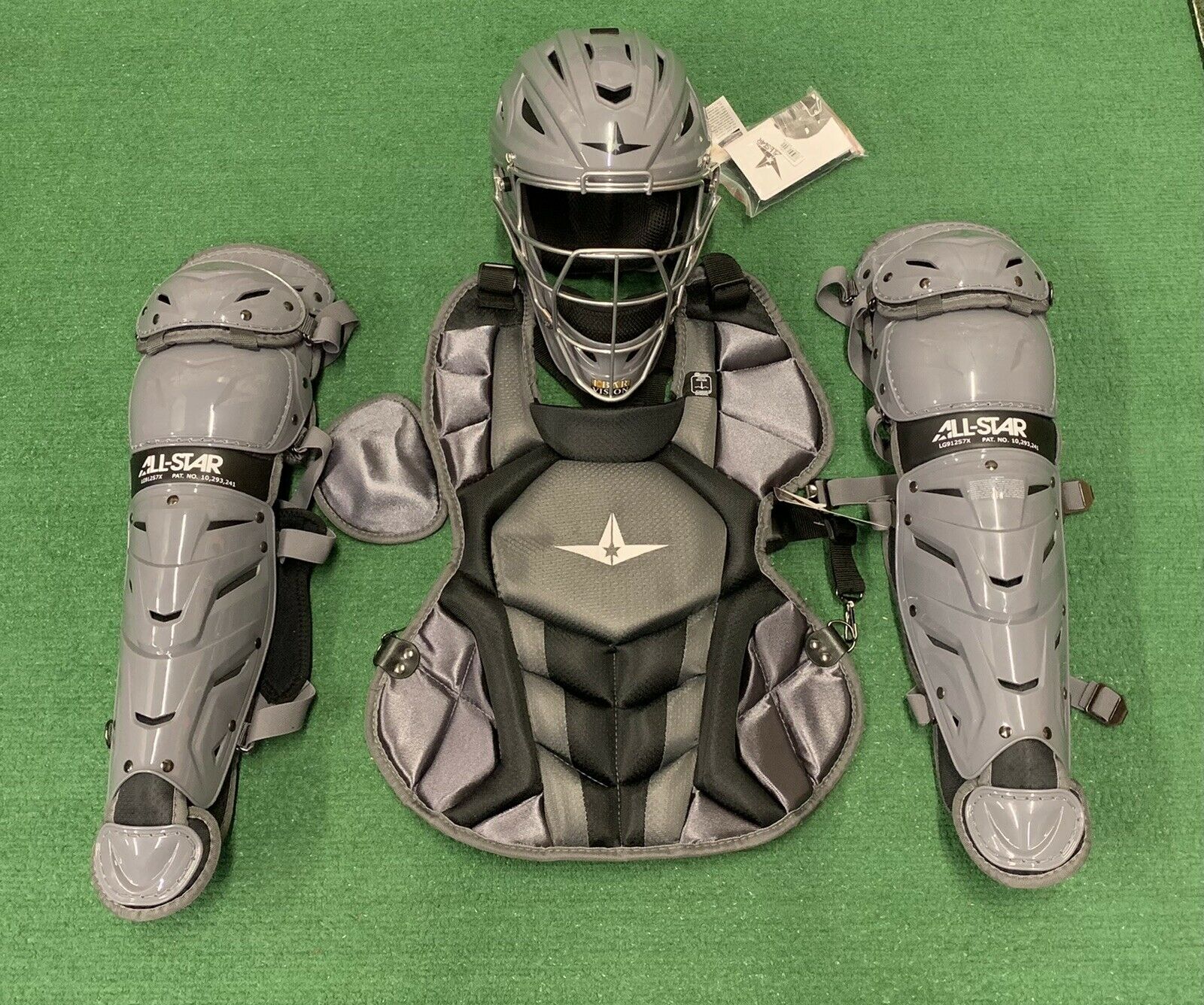 All Star System 7 Axis Youth 1012 Catchers Gear Set Graphite