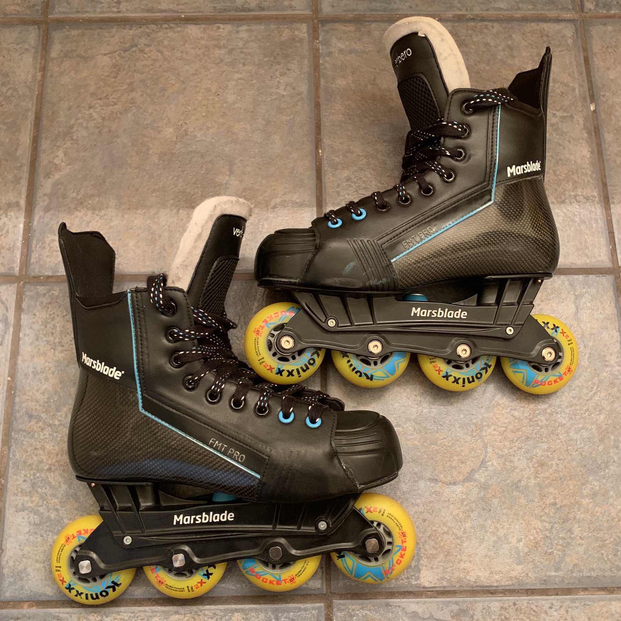 Marsblade FMT PRO OnePiece Carbon Fiber OffIce Roller Skates 7.5