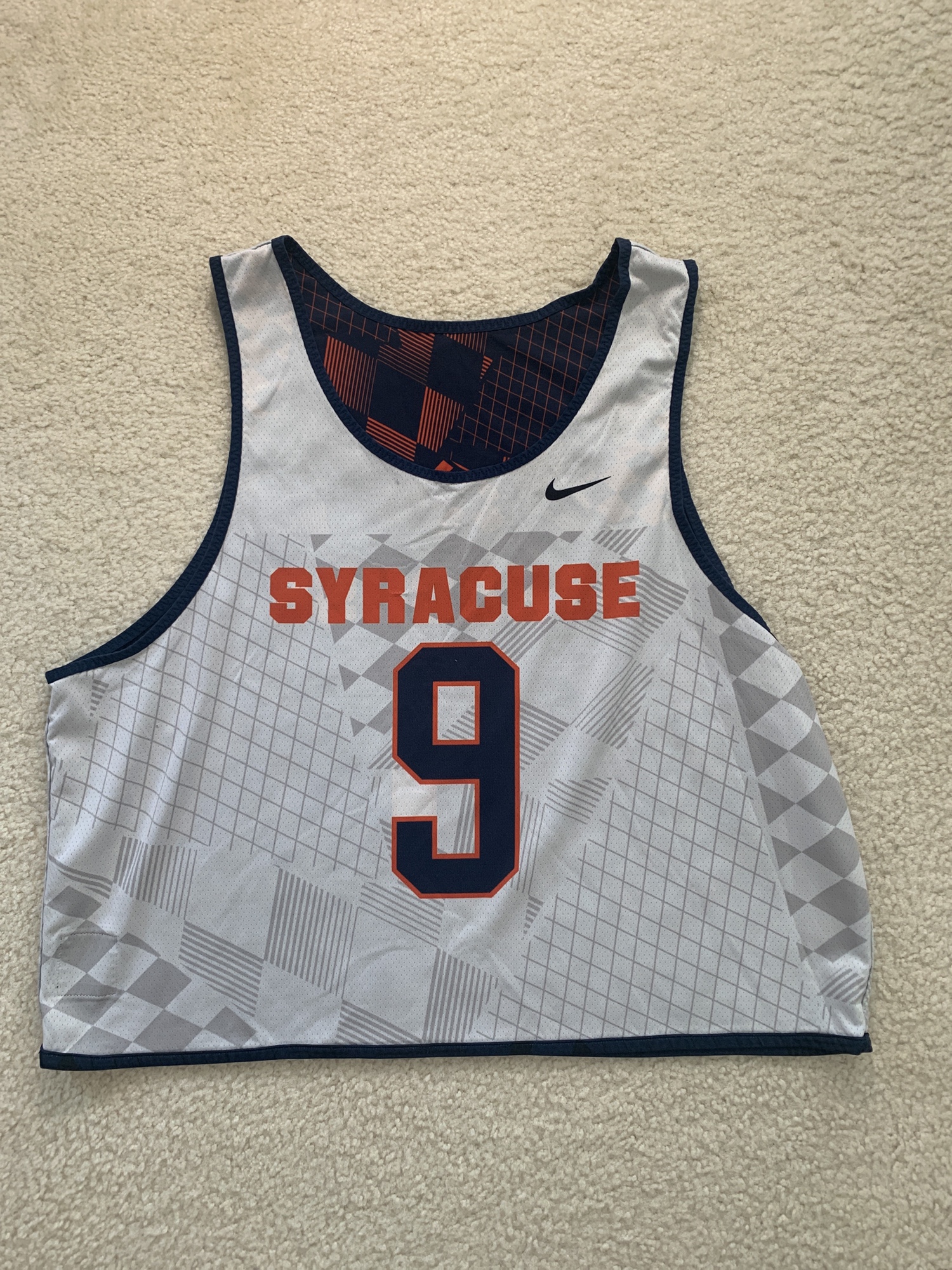 Syracuse Lacrosse Peter Dearth 9 Pinnie SidelineSwap