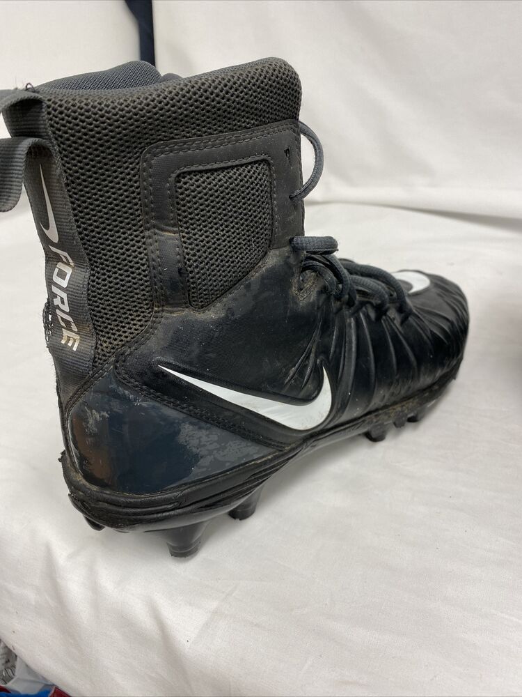 Nike Force Savage Black High Ankle Football Cleats Size 11 Preowned