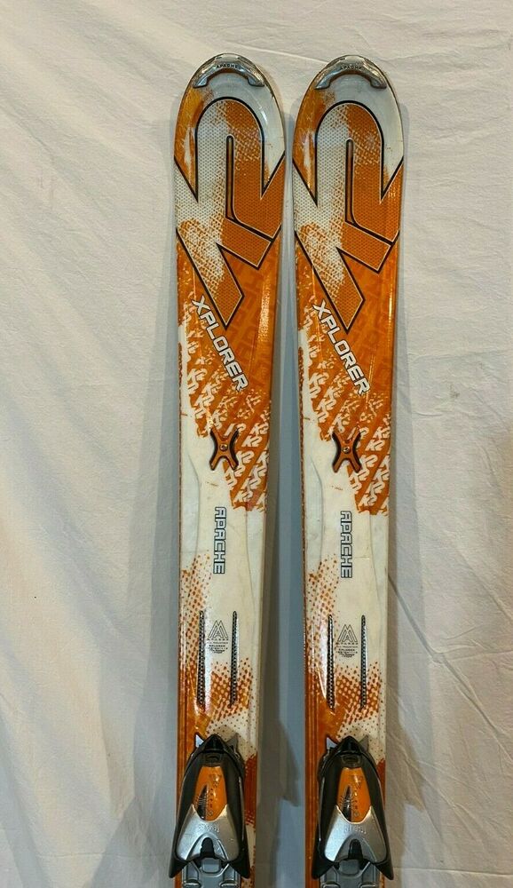 K2 Apache Xplorer 177cm 128-84-112 Partial Twin Skis Marker MX