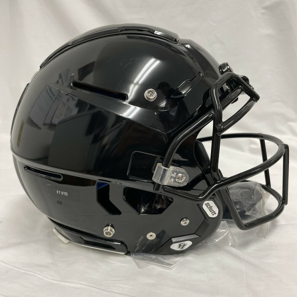 2022 Schutt F7 VTD Collegiate XL Helmet Black w/ F5 Black ROPOSWVC