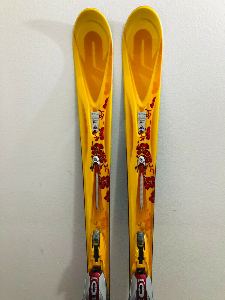 K2 Burnin' Luv Women's Downhill Skis Size 167 cm. Marker Bindings Burning Love SidelineSwap