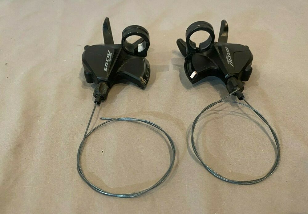 Shimano Altus SLM2000 3x9 Speed Mountain Bike Trigger Shifters 22.2mm