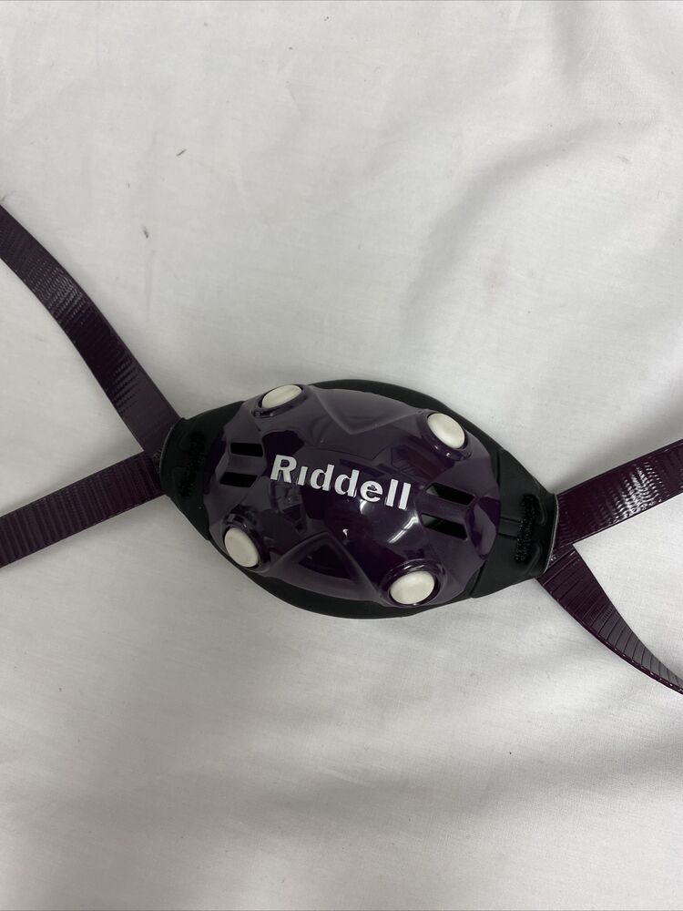 Riddell SpeedFlex Hard Cup Chin StrapTCP In Purple. Sz Smmed. New