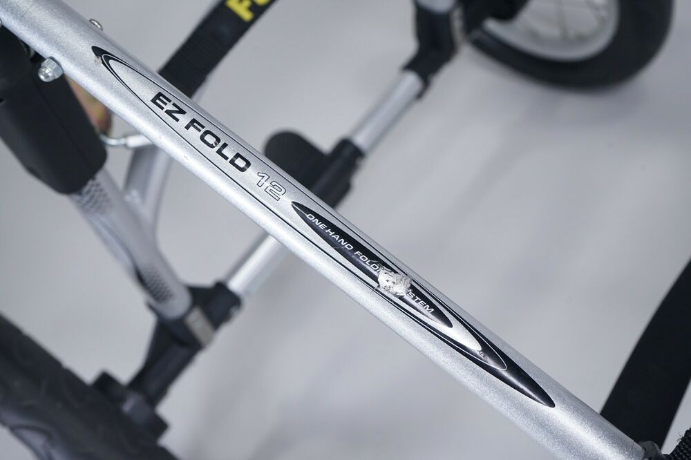 BAG BOY EZ FOLD 12 PUSH PULL 3 WHEEL GOLF CART BAG PUSHER, GRAY SidelineSwap