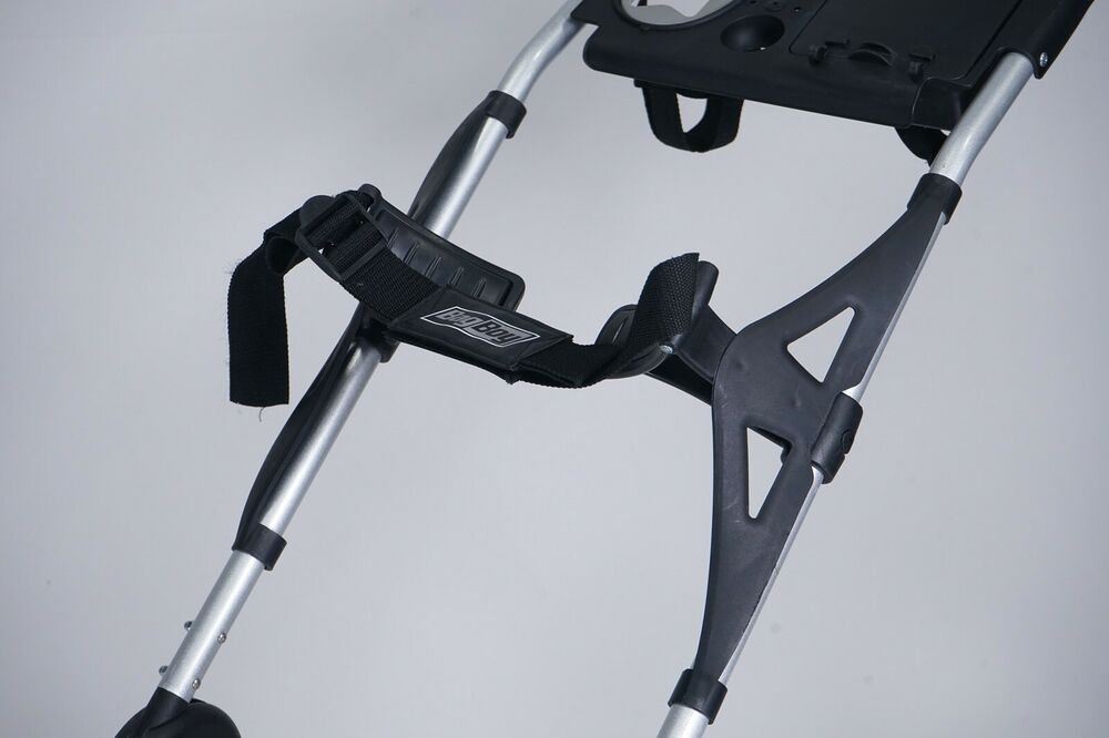 BAG BOY EZ FOLD 12 PUSH PULL 3 WHEEL GOLF CART BAG PUSHER, GRAY SidelineSwap