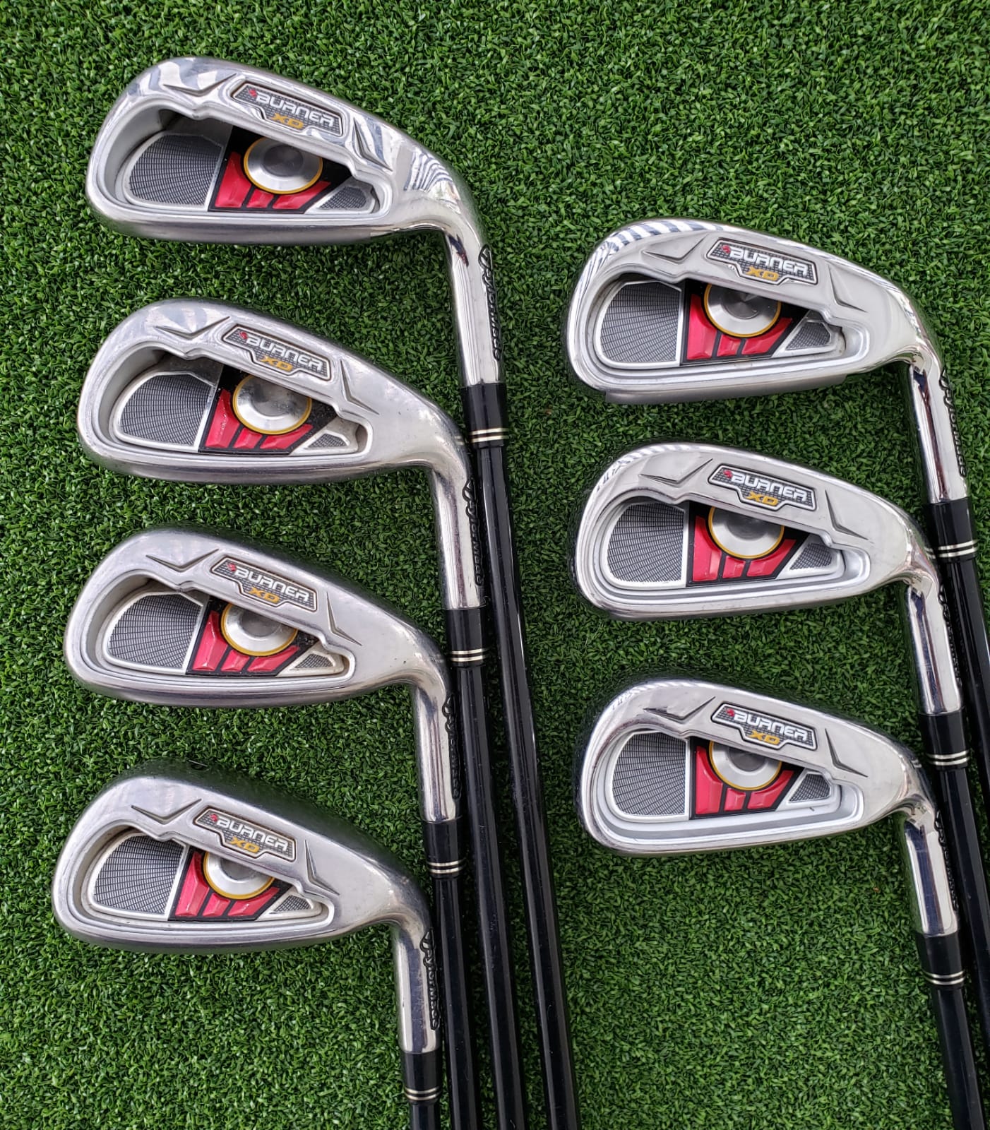 TaylorMade Burner XD 4PW Iron Set, RH, ReAx Superfast Regular Graphite