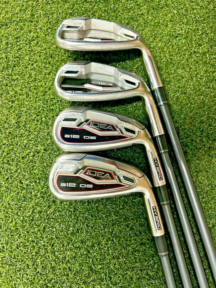 Adams Idea a12 OS Hybrid Iron Set 7PW / Senior Graphite / NEW GRIPS