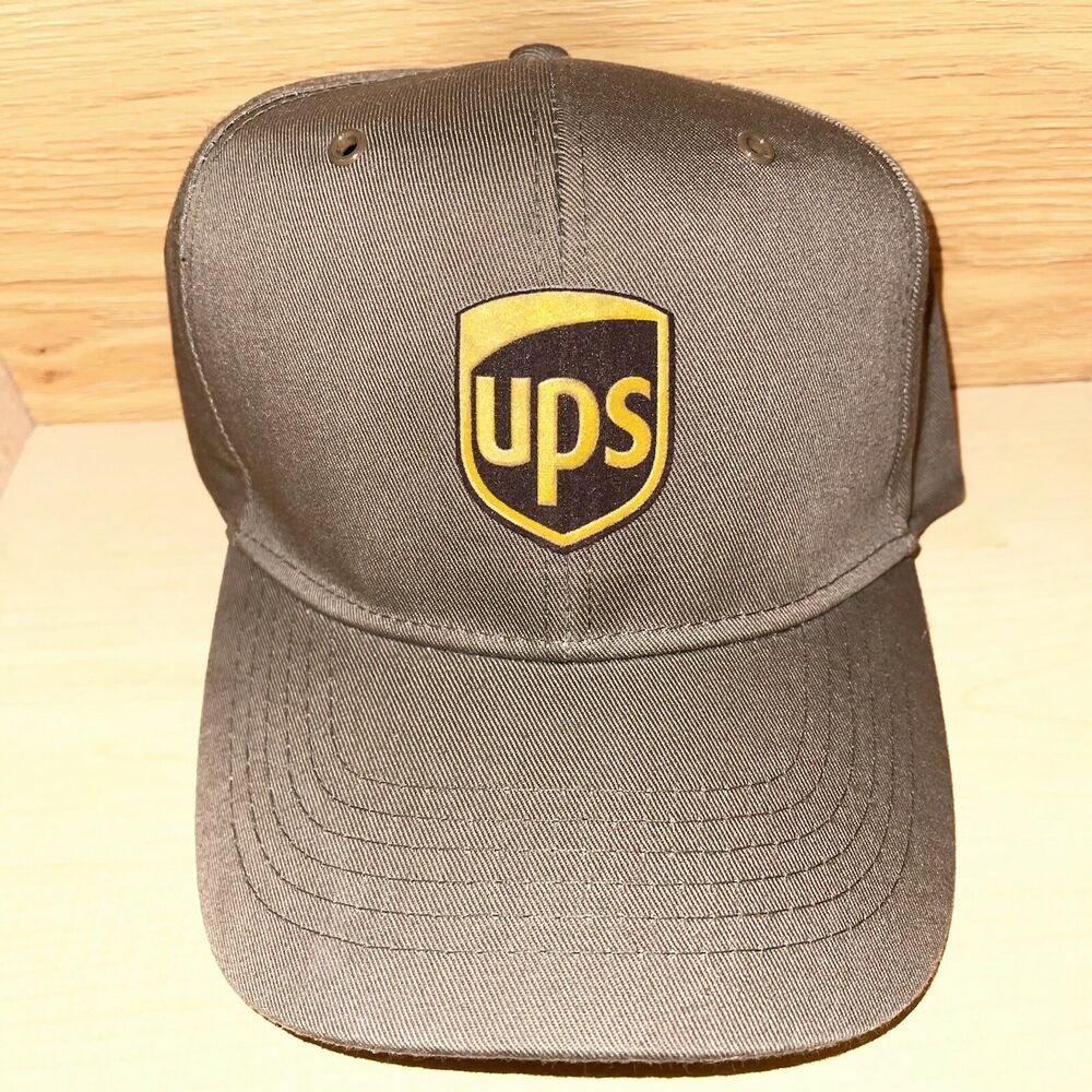 Vintage UPS Hats United Parcel Service Cap Logo Adjustable Snapback