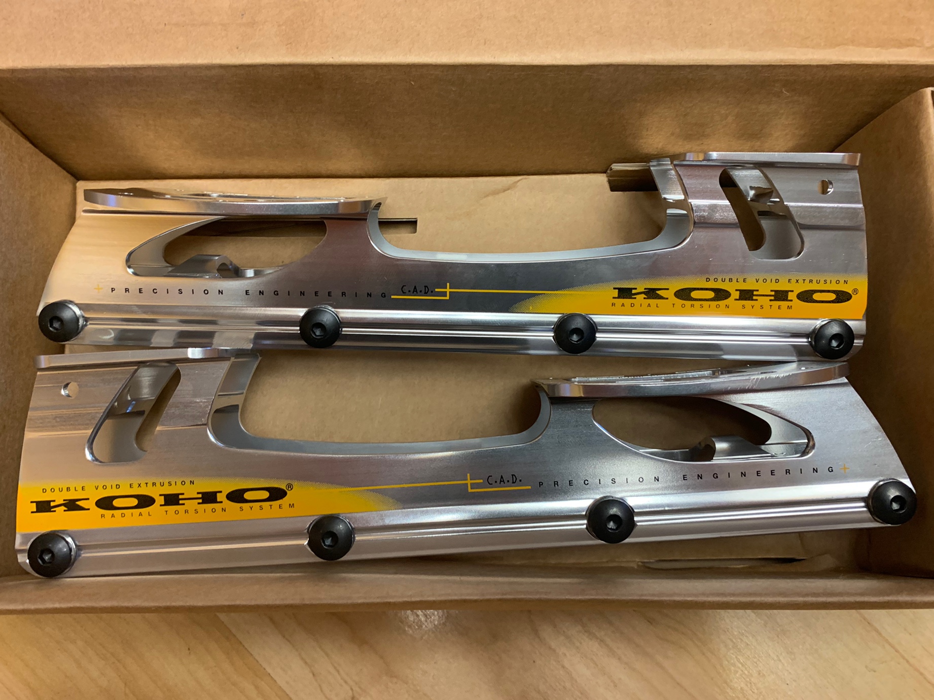 New Koho Roller Hockey Chassis Frames for Size 69 Skates Please Read