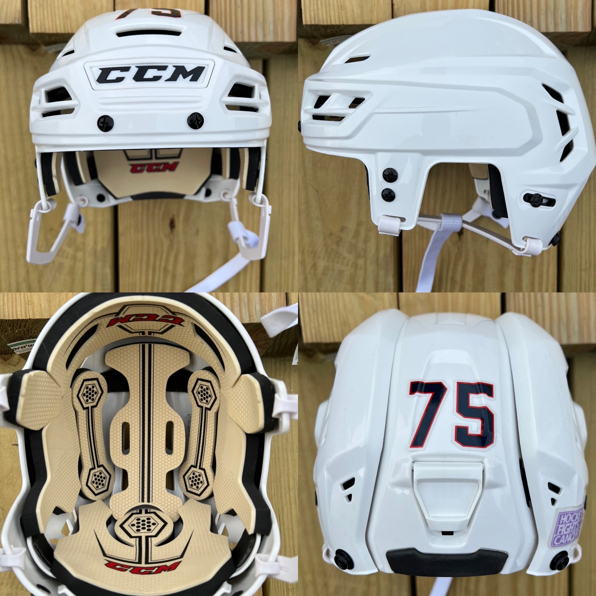 CCM Pro Stock Tacks 110 Medium Helmet (Awesome shape!) SidelineSwap